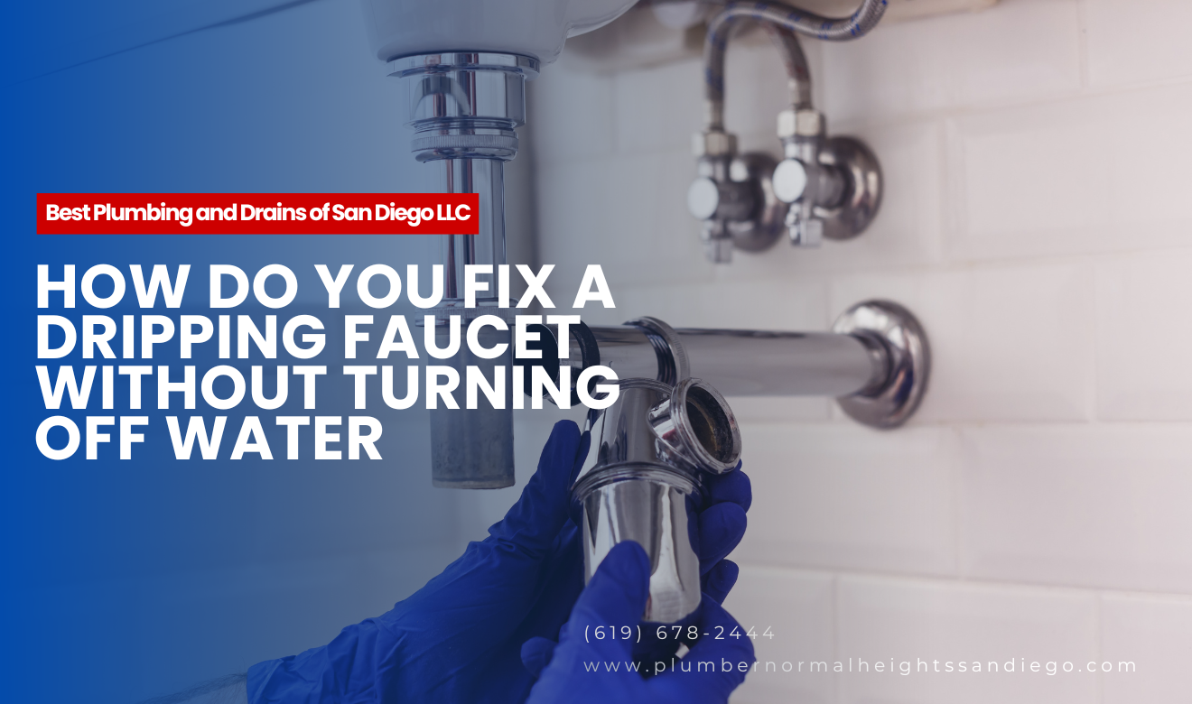 How to fix a dripping faucet step by step