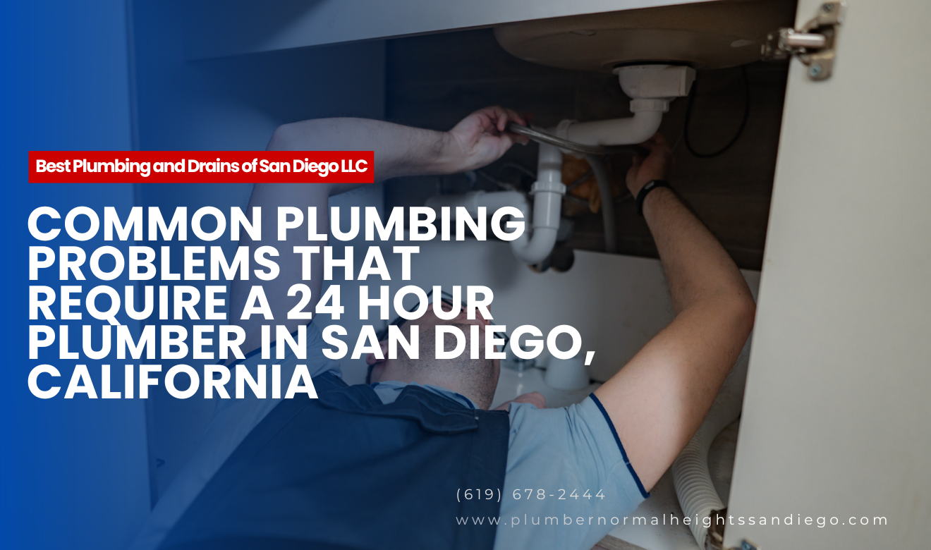 24 hour plumber prices San Diego
