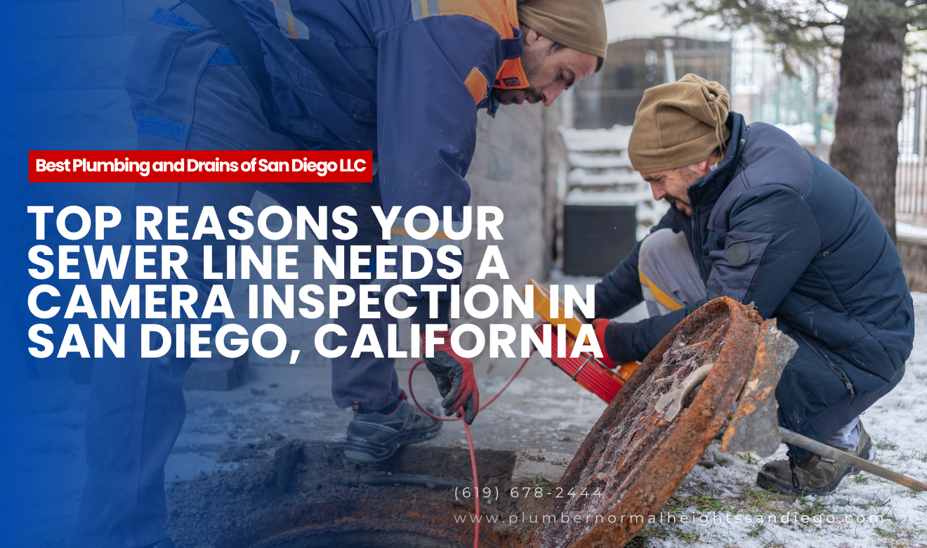 signs sewer needs camera inspection San Diego