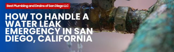How to Handle a Water Leak Emergency in San Diego, California