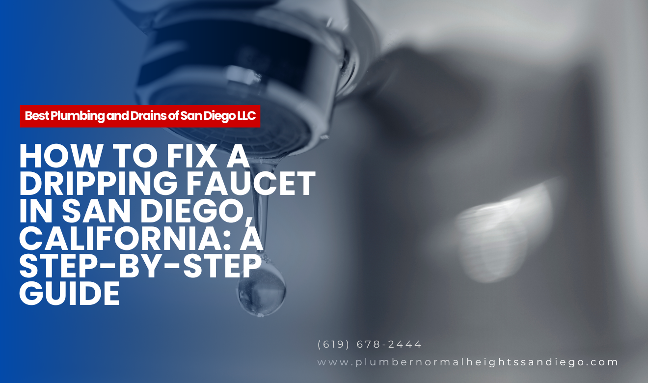 fix a dripping faucet step by step San Diego