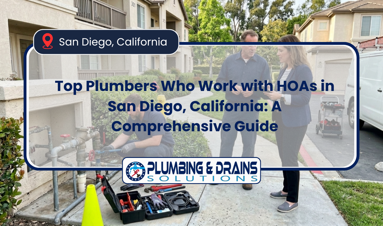 plumbers who work with HOAs in San Diego