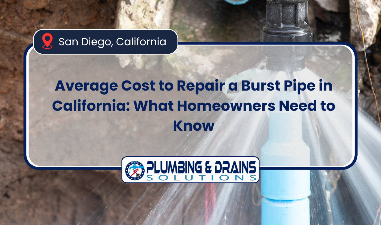 average cost to repair a burst pipe