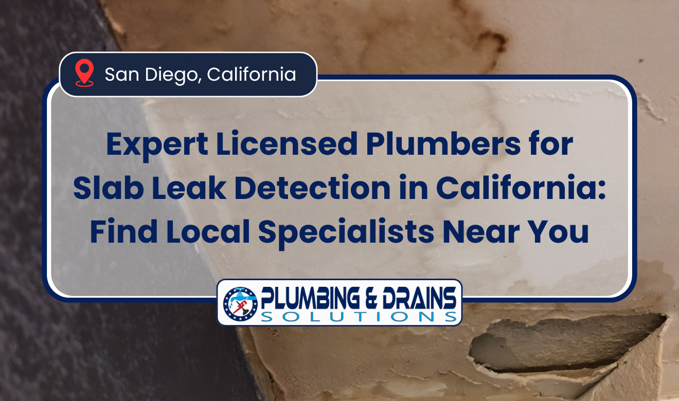 licensed plumber for slab leak detection near me